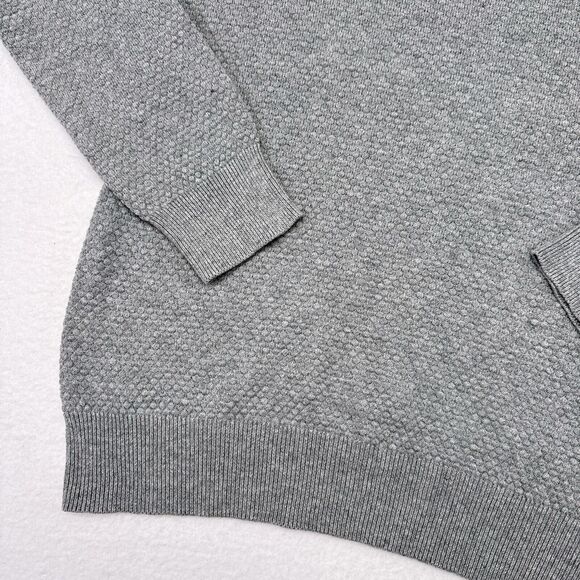 J Lindeberg Sweater Mens Small Gray‎ Dexter Circle Structure Jumper Knit Gray - Picture 3 of 9